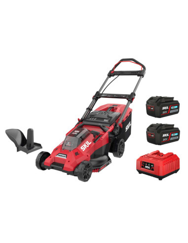 Masina de tuns iarba, SKIL 0140 BA, 43cm, Brushless, cu acumulatori si incarcator