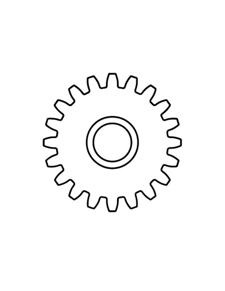 Proxxon 24400.00.01-Piesa de schimb, roata dintata, 20 dinti