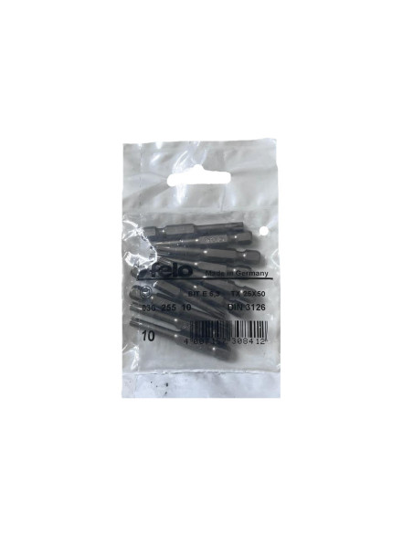 Set 10 biti Felo, seria Industrial profil Torx, E6.3, TX25, 50mm