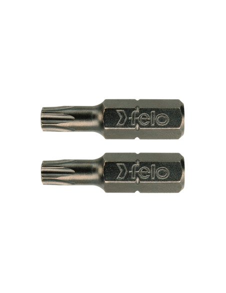 Set 2 biti Industriali profil Torx, Felo, C6.3, TX20, 25mm
