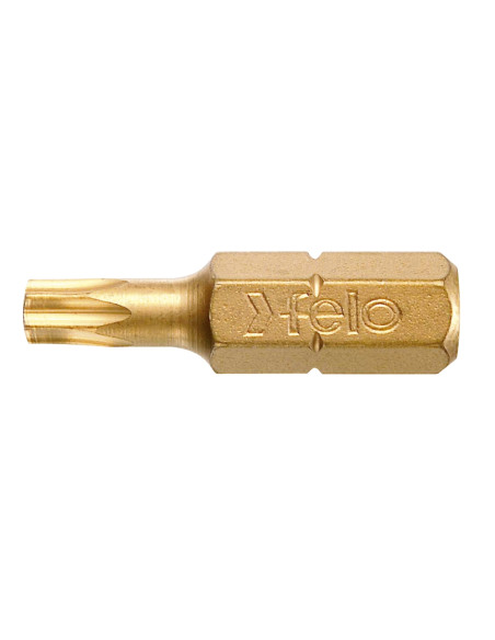 Bit TiN Plus profil Torx, Felo, C6.3, TX30, 25mm