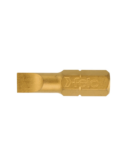 Bit TiN Plus pentru insurubare, profil drept, Felo, 0.8x5.0mm, 25mm