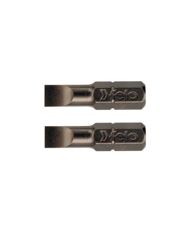 Set 2 biti pentru insurubare, profil drept, Felo, 6.5x1.2mm, 25mm