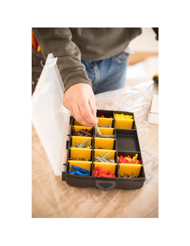 Stanley STST81681-1, organizator 14" cu 22 compartimente, 35,7 X 22,9 X 4,8 cm