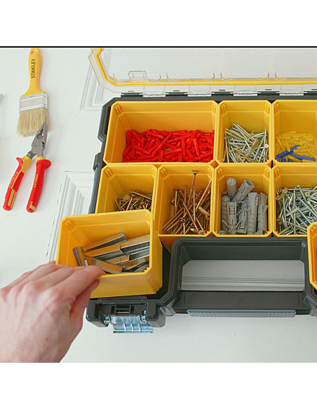 Stanley 1-97-518, organizator adanc cu inchidere metalica