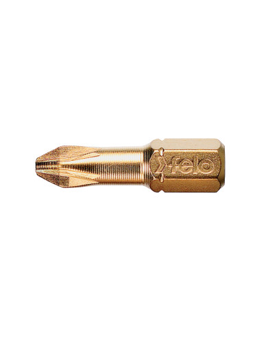 Set 10 biti Felo, seria Diamantati profil Pozidrive, C6.3, PZ3, 25mm