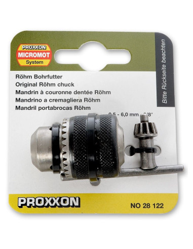 Mandrina manuala cu cheie, Proxxon 28122, 0.6 - 6.5mm