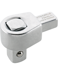 Cap fix patrat cheie dinamometrica, Stahlwille 734/4, max 40Nm, prindere 9x12 mm, patrat 1/4"