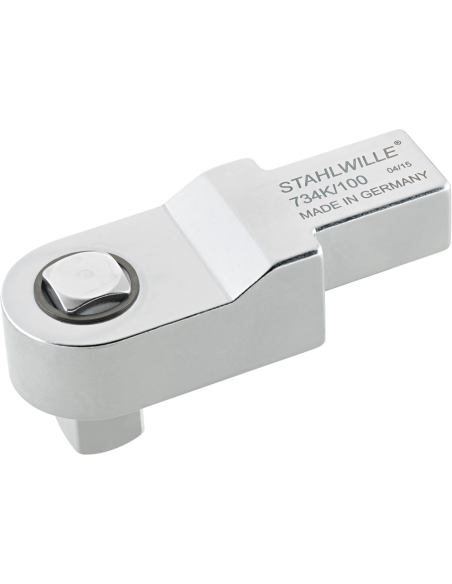 Cap fix cu patrat de calibrare cheie dinamometrica, Stahlwille 734K/12, prindere 14x18 mm, patrat 3/8"