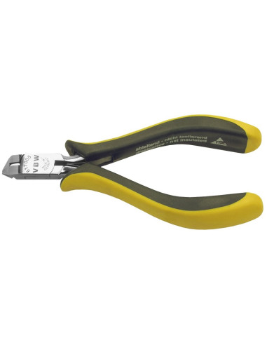 Cleste cu taiere laterala ESD/EPA pentru electronice, 125mm, 1.0mm la HRC 19 si 0.6mm la HRC 40