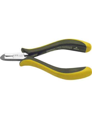 Cleste cu taiere laterala 30° ESD/EPA pentru electronice, 125mm, 0.6mm la HRC 19 si 0.3mm la HRC 40