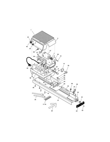 Proxxon 27020.35-Piesa de schimb, bloc culisant