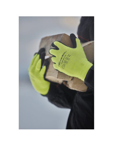 Gebol 709224, Manusi de protectie Winter Lite, din acril si elastan, acoperire din spuma de nitril cu finisaj nisipos, uz profes
