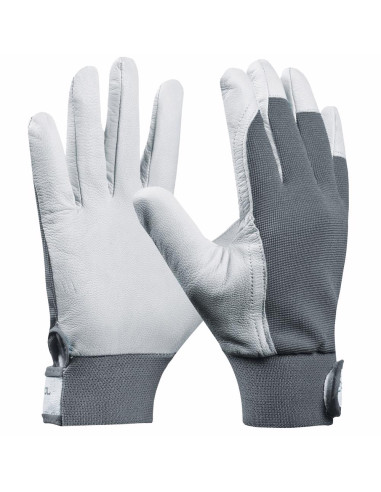Gebol 703432, Manusi de protectie Uni Fit Comfort, din piele de capra si spandex, uz profesional, marimea 9/L