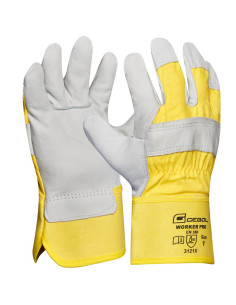 Gebol 709209, Manusi de protectie Worker Pro, din piele de vaca, uz profesional, marimea 10.5/XL 2