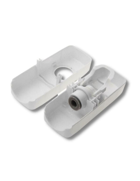 Dozator Pasta de Dinti si cu Suport pentru 5 Periute, Auto-Adeziv, Fixare pe Perete, Alb