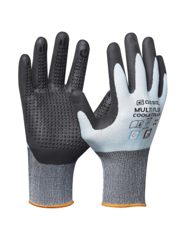 Gebol 709378_T, Manusi de protectie Multi Flex Cool and Touch, din nylon si spandex, acoperire din spuma de nitril, uz profesion