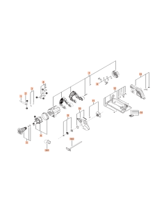 SKIL 2826464001 flansa ax pentru fierastraul circular 5830 2