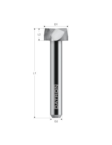 Freza etajata frontala, Datron 0078814A, 14.0x10.0x10.0mm