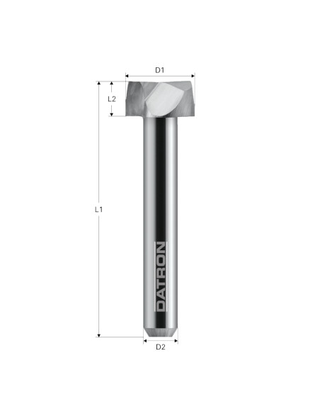 Freza etajata frontala, Datron 0078812A, 12.0x10.0x10.0mm