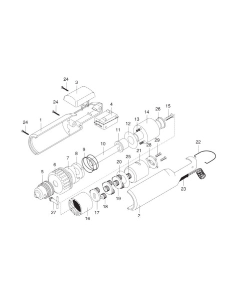 Proxxon 28690.16-Piesa de schimb, tambur viteze