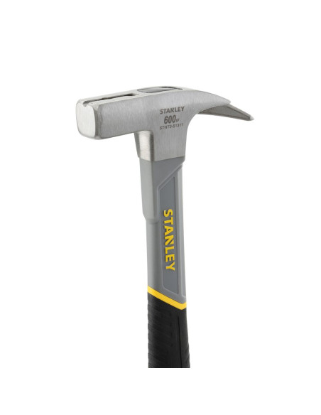 Stanley STHT0-51311, ciocan dulgher, cu maner din fibra de sticla si varf magnetic, 600g