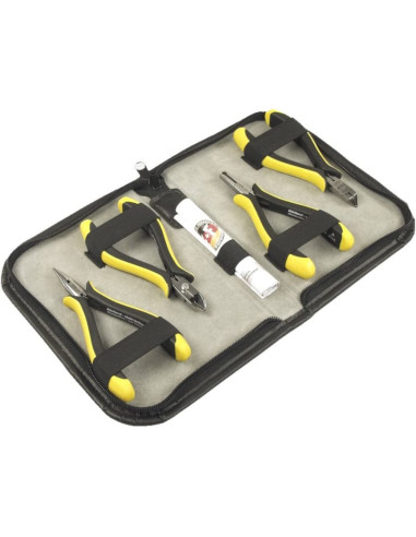 Set de 4 clesti ESD/EPA intr-un portofel din material de calitate superioara