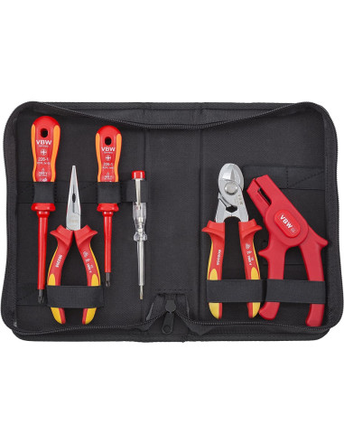 Set de 3 clesti VDE + tester de tensiune + 2 surubelnite