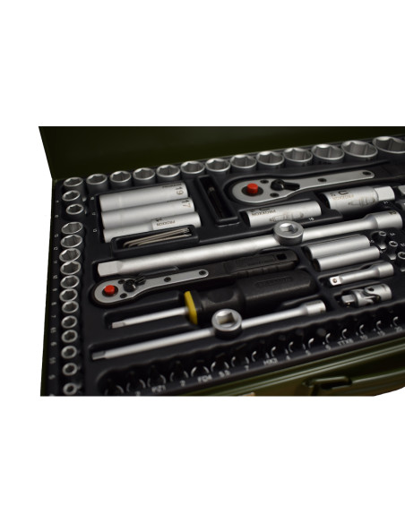 Proxxon 23640, Trusa de tubulare de 1/4" si 1/2" 86 de piese