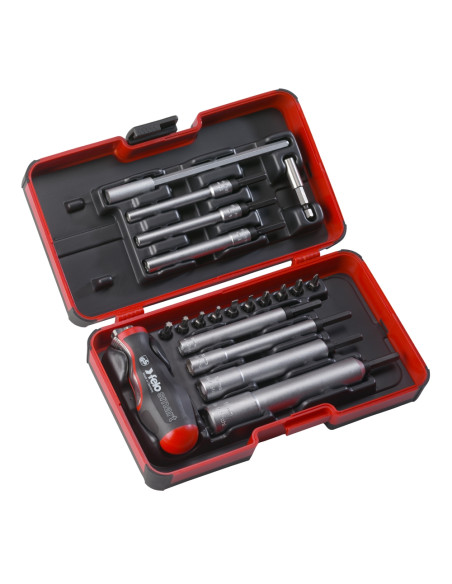 Trusa compacta Felo SMART Engineer M-TEC, 1/4", 20 piese