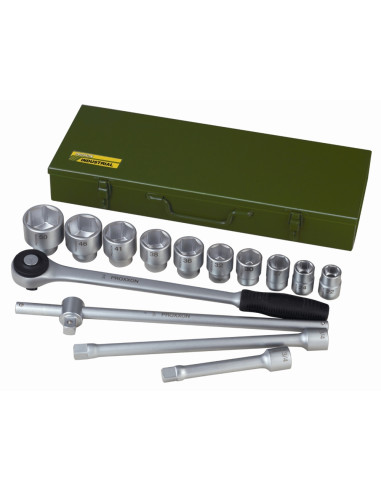 Trusa chei tubulare 3/4" pentru camioane, Proxxon 23300, 14 piese