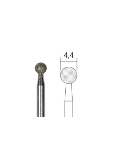 Proxxon 28226, biaxuri diamantate sferice, 4.4mm 2