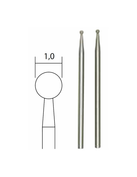 Biaxuri diamantate sferice, Proxxon 28212, 1,0mm