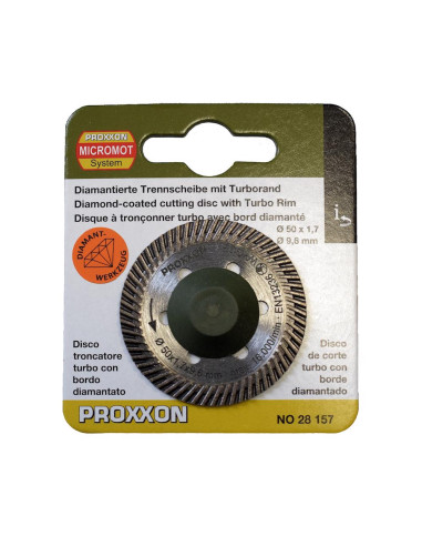 Proxxon 28157, Disc diamantat Turbo Rim, diametru de 50mm