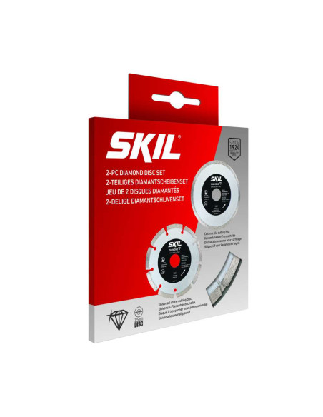 SKIL 2610S01159 set de 2 discuri diamantate, cu diametrul de 125 mm