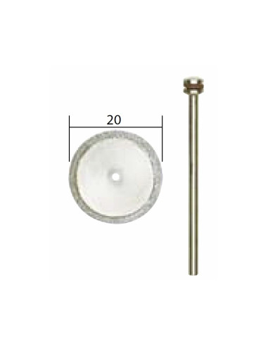 Disc debitor diamantat, 20x0.6mm, Proxxon 28840