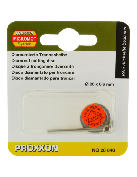 Disc debitor diamantat, 20x0.6mm, Proxxon 28840