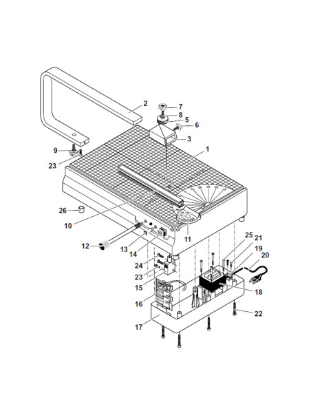 Proxxon 27080.09-Piesa de schimb, surub