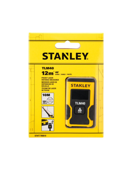 Stanley STHT77666-0, Telemetru laser de buzunar, lungime de lucru 12m, incarcare USB