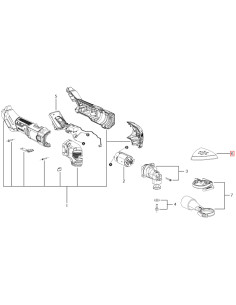 SKIL 2823580002, Kit placa de baza pentru unealta multifunctionala 3620