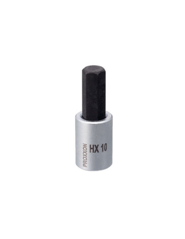 Cheie HEX, Proxxon 23581, 10mm, cu prindere 3/8"