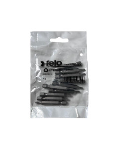 Set 10 biti Felo, seria Industrial profil HEX, E6.3, HX2.5, 50mm