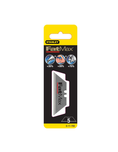 Stanley 0-11-700, Set de 5 lame trapezoidale FatMax cu lungimea de 62mm si latimea de 19mm