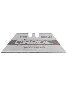 Stanley 2-11-800, Set de 10 lame trapezoidale Fatmax Carbide cu lungimea de 62mm si latimea de 19mm