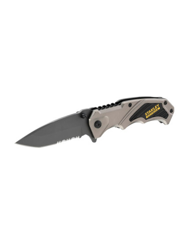 Stanley FMHT0-10311, Cutit pliabil, conceput pentru aplicatii profesionale, lama combinata zimtata si dreapta