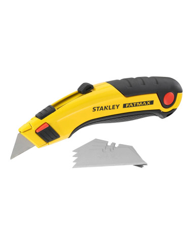 Stanley 0-10-778, Cutter cu lama retractabila FatMax, 180mm + 5 lame trapezoidale 19mm