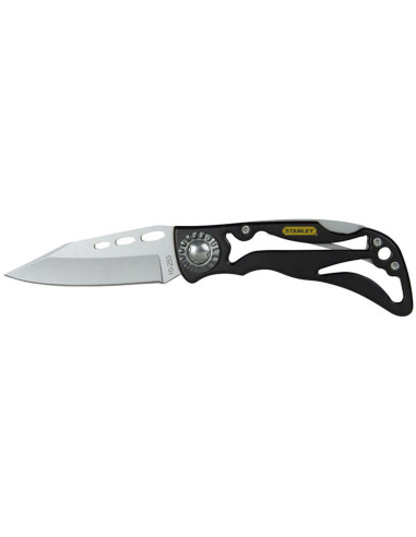 Stanley 0-10-253, Cutit Skeleton, lama tratata cu titan, buton pentru deschidere rapida, 173mm