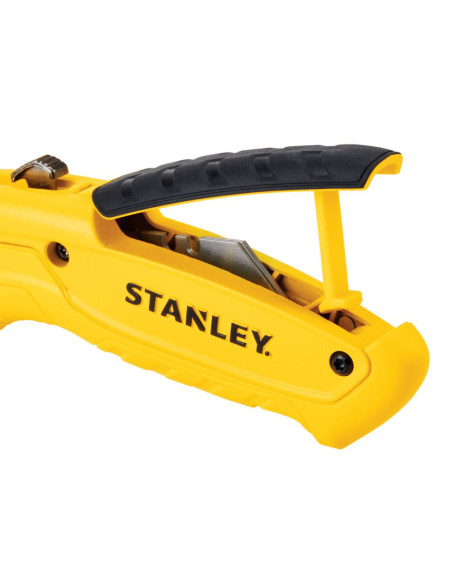 Stanley STHT10430-0, Cutter cu lama retractabila, magazie de lame, 170mm + 3 lame trapezoidale 62mm