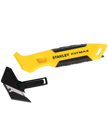Stanley FMHT10373-0, Cutter prin tragere, pentru carton, maner cauciucat, lama trapezoidala