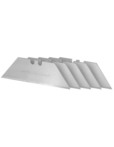 Stanley 0-11-921, Set de 5 lame trapezoidale 1992 cu lungimea de 62mm si latimea de 19mm